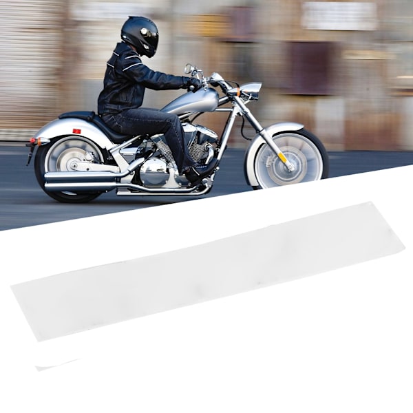 2 stk Universal bensintank klistremerke 3D Stereo klistremerker Modifikasjon Passer for Honda Shadu Shadow 125/400/750 Sølv