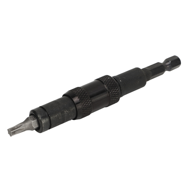Mini Socketnøkkel Multi Angle 10 i 1 6,35 mm Hurtigutløser Skrutrekkersett med 10 Bor for Håndreparasjon DIY Verktøy Alle Svart