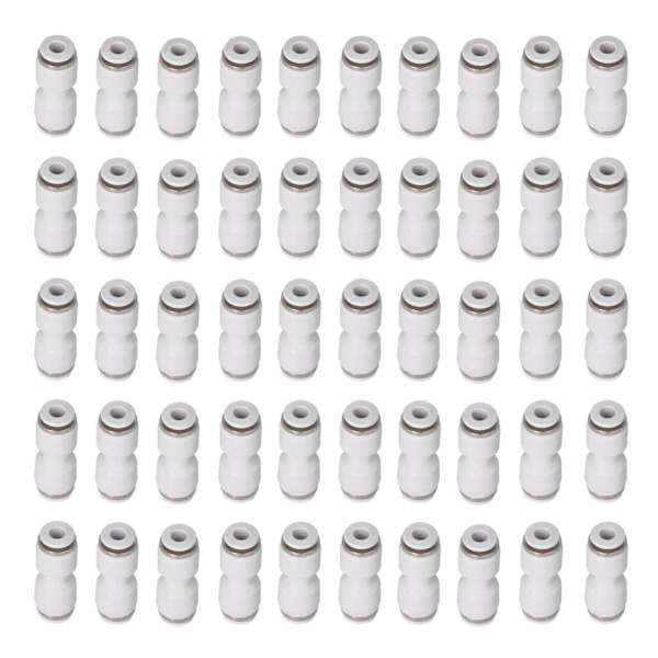 Pneumatisk Fitting Tube Connector Lige Skub for at forbinde Fittings Forbinder rørrør (PU4（50pcs）)