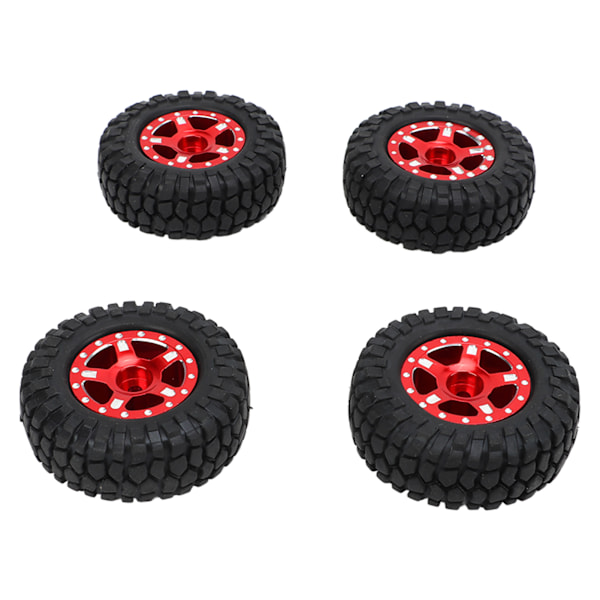 RC-auton renkaat ja vanteet Axial SCX24 -mallille 1/24 Kauko-ohjattavan auton päivitystarvikkeet Punainen