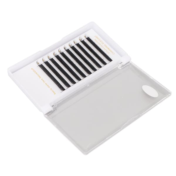 YY Vippeextensions D Curl 0.07mm 13mm D Curl Volume Bløde Sorte 10 Rækker Falske Vipper til Begyndere