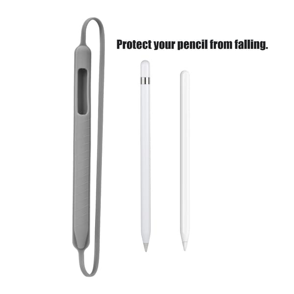 Silikone Penneholder til Apple Pencil 1. og 2. Generation Beskyttelsesetui Grå