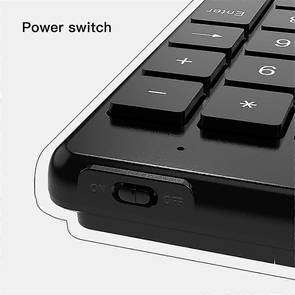 19 Tasters Universal Bluetooth Trådløse Numeriske Tastaturer for PC