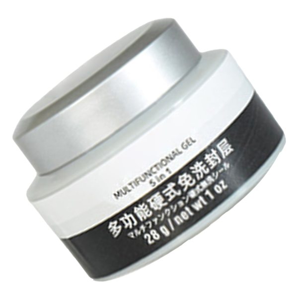 Neglelakk toppstrøk Multifuksjonell neglekunst neglforlengelse lim gel polish toppstrøk for kvinner 1oz