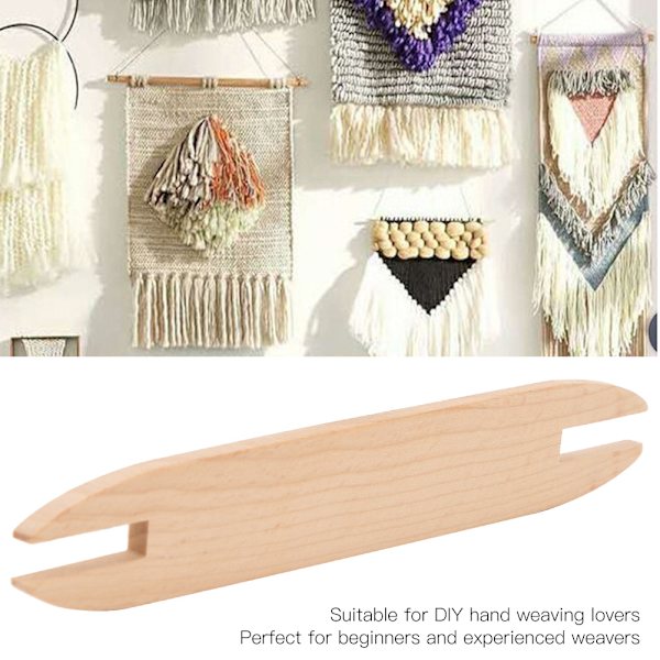 Bokträvävning Shuttle Set för DIY tröja Scarf Gobeläng vävning