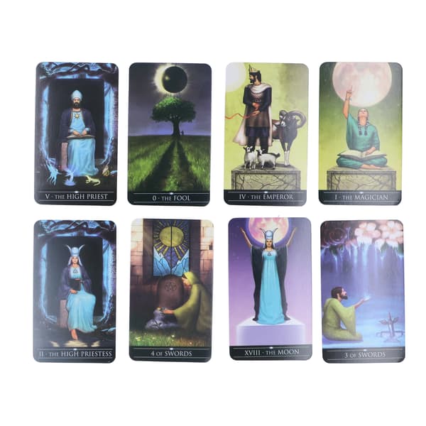 Spelkort Tarotkort Spådomskort Interaktionspapper Tarotkort Brädspel