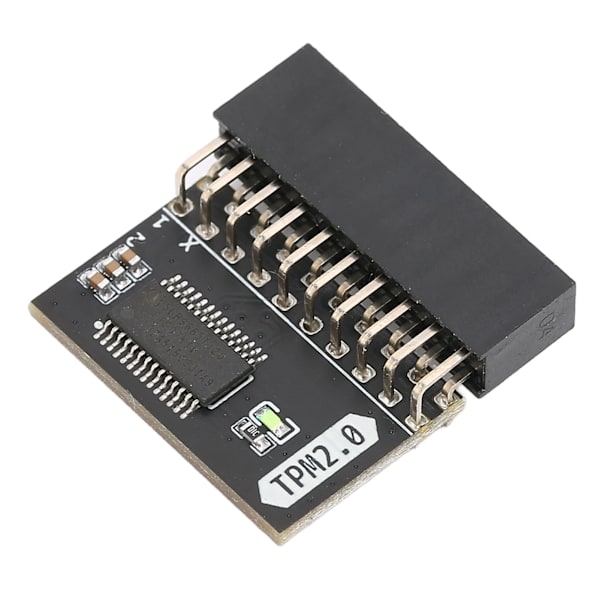 TPM 2.0 Krypteringssäkerhetsmodul 20pin Stark Kryptering TPM-processor Svart TPM-modul Systemkomponenter för LPC PC