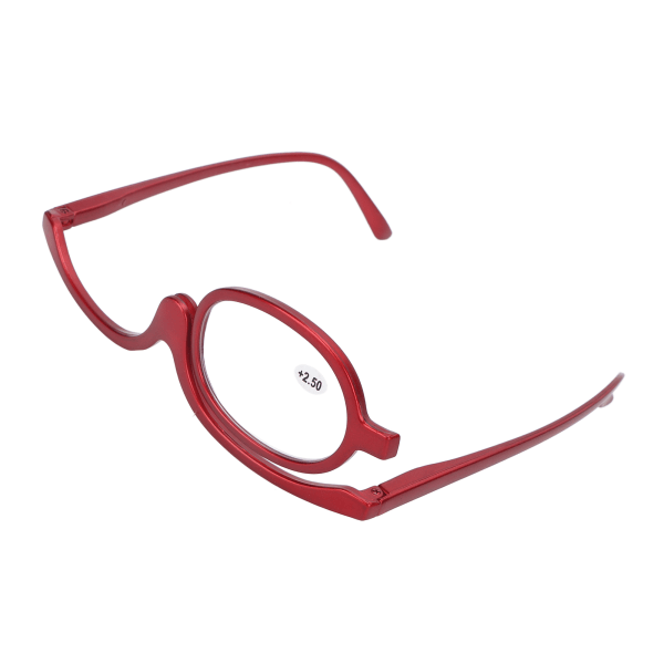Förstoringsglasögon Sminkglasögon Enlins Roterbara Fashionabla ögonsminkglasögon för kvinnor Röda(+2,50 )