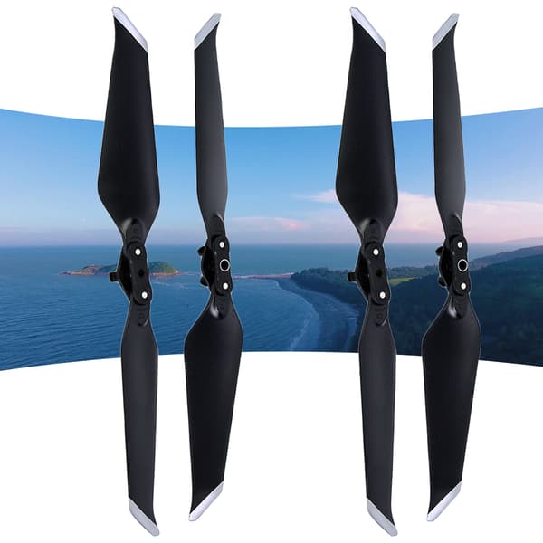 2 par hurtigudløser propeller reservedele passer til DJI MAVIC 2 PRO / ZOOM (grå kanter)