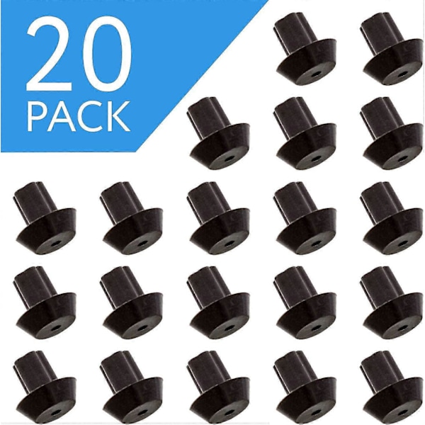 20-pakning Viking Range - Kompatible Gitter Gummiføtter Bumpers - Varmebestandig Materiale