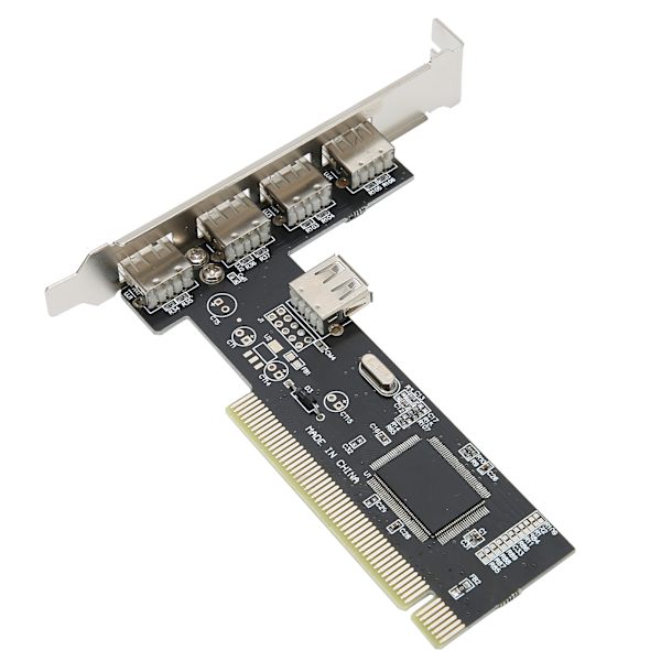 PCI-laajennuskortti 4-porttiseen USB2.0-hub-sovittimeen, nopea muuntaja, universaali PC-lisävaruste