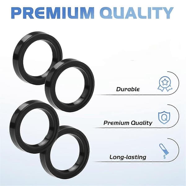 4 stk 11699 Poolpumpe Reservedele til Intex Pure Spa Boblebad Dele O-ring Gummipakning Black