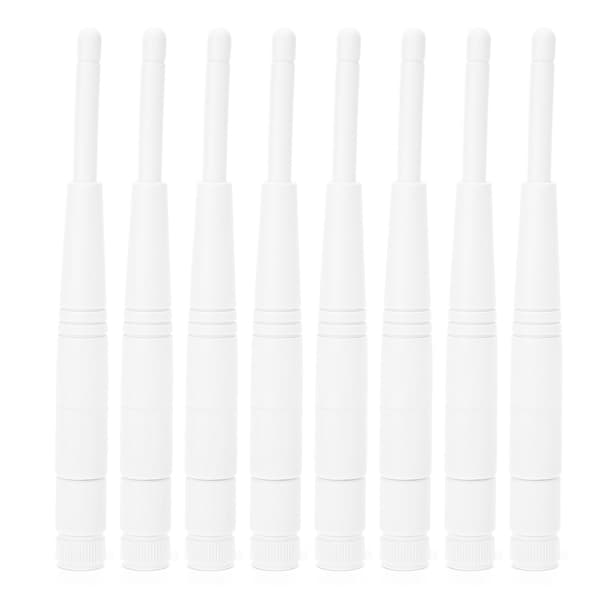 8 stk. WiFi-antenne 2.4G/5G Dual Band 4DBi Omni RPSMA Interface Antenne Computertilbehør
