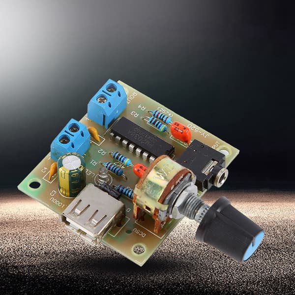 PM2038 USB-forsterkerkort lydstrømforsyning forsterkermodul 5W