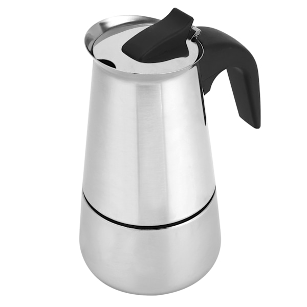 200 ml bærbar kaffemaskine Moka-kande i rustfrit stål til hjemmekøkken
