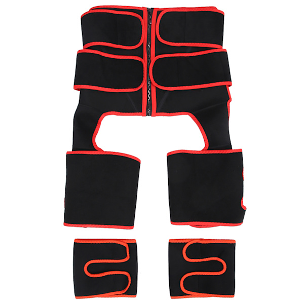 3 i 1 waist trainer Justerbart rumplyftarbälte Sports Yoga Lårtrimmer midjeband L/XL