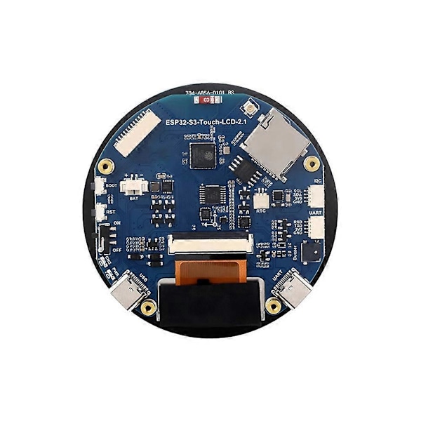 2,1-tums rund pekskärmsutvecklingskort ESP32-S3-chip