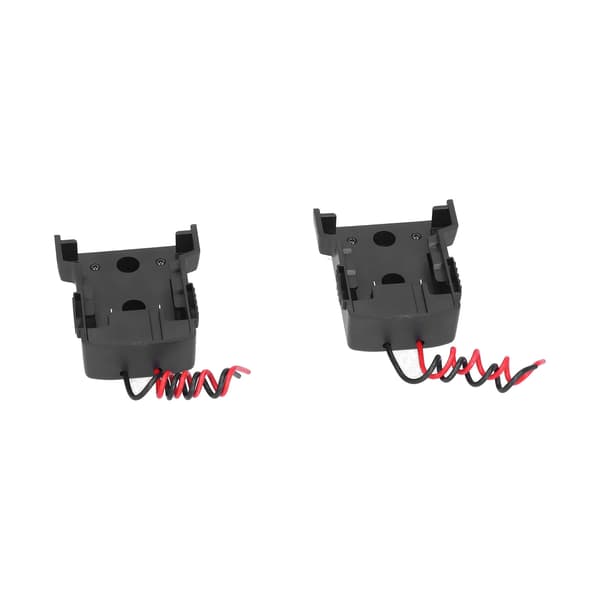 2 sæt batteriadaptermonteringsholder dock strømkildekonverterstik til Milwaukee M18 18V
