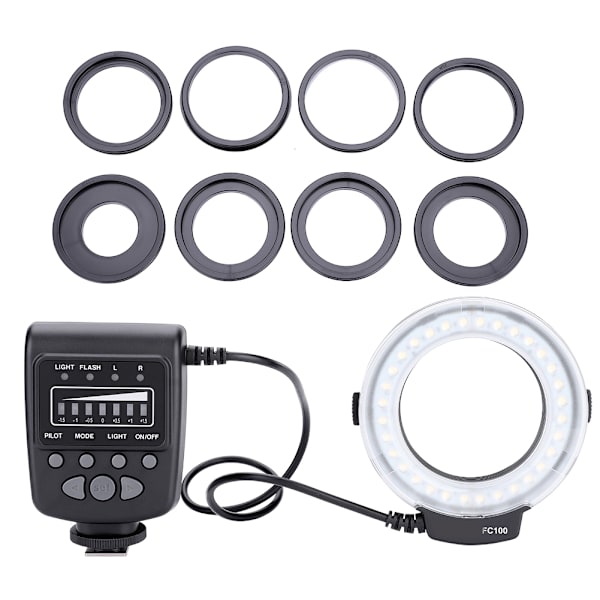 Universal LED-ringblixt - Portable Photo Fill Light Kit