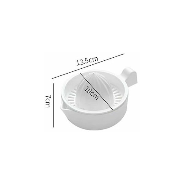 Manuel Citrus Juicer, Manuel Appelsin Citron Juicer, Professionel Juicepresser med 230ml Beholder til Frugt, Citron, Lime, Appelsin, Husholdnings Citrus J