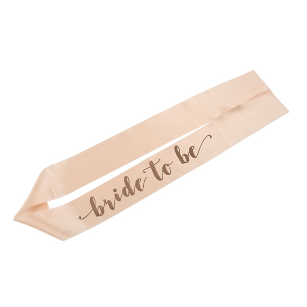 Brud til å være Sash Set med Slør Tiara Mote Elegant Stil Eye Catching Bridal Sash for Bridal Shower Party Rose Gold