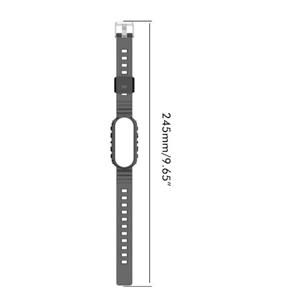 Smart Watch Remme til Xiaomi Band 7 Transparent Sort