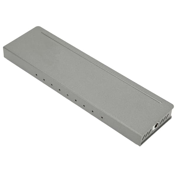 HD Multimedia Interface Splitter 1 in 8 ut 4K 30Hz Stöd FHD 3D 4K 1080P Ljudvideodistributör 100‑240V EU-kontakt