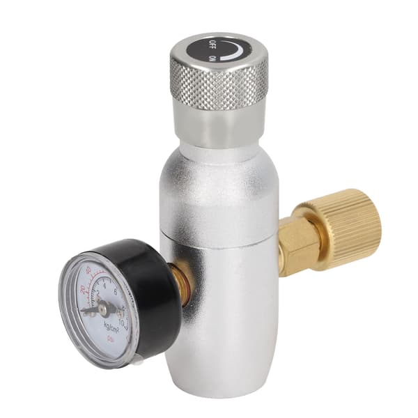 Rustfrit Stål Hjemmebryg Gasregulator Ølfad Trykregulator til Hjemmebrygget Vin