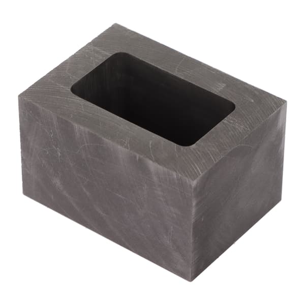 Rektangulær Grafitt Ingot Form Smykker Metall Raffinering Støpeform Digel for Smelting Støping Gull Kobber Messing