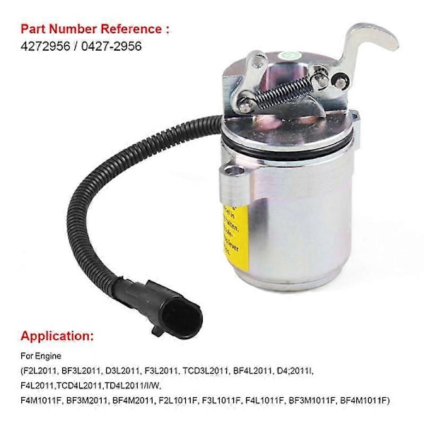 04272956 12V Brændstof Afspærrings Solenoid 6686715