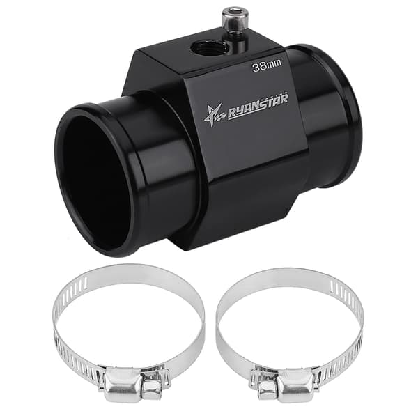 Bil Vanntemperatur Skjøterør Slangesensor Måleradapter 38mm