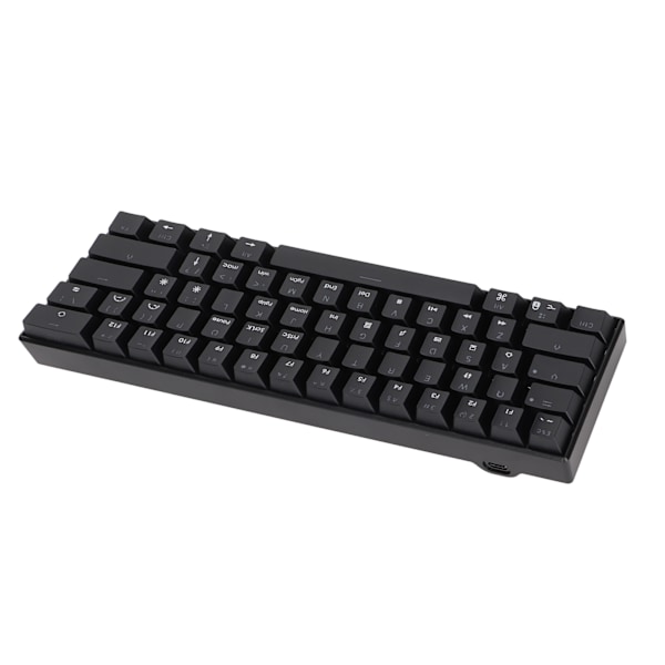 Mekanisk tastatur 61 taster Fargeblanding Ergonomisk design Hurtig respons Type C kablet tastatur Rød bryter