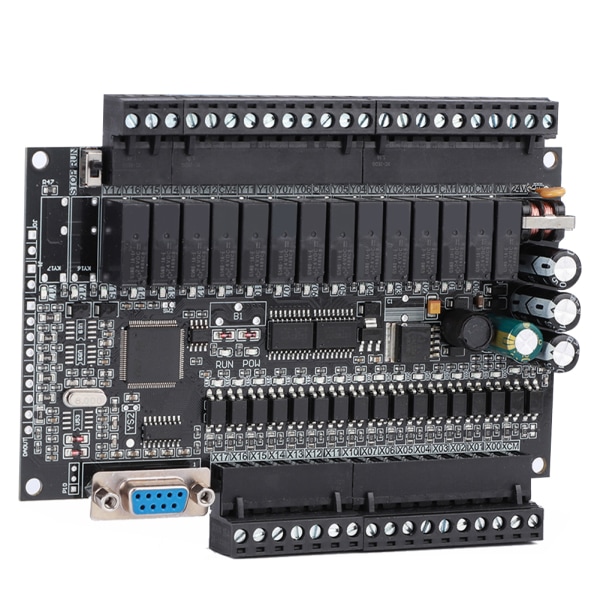 Industriell styrkort PLC Programmerbar logisk styrenhet stöder 485 CAN 3U 30MR Utan bas och skal