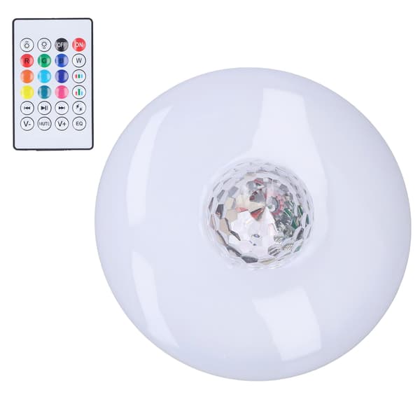 LED-projeksjonslys Bluetooth-lampe Dynamisk krusningseffekt E27 RGB fjernkontroll 24W 85‑265V