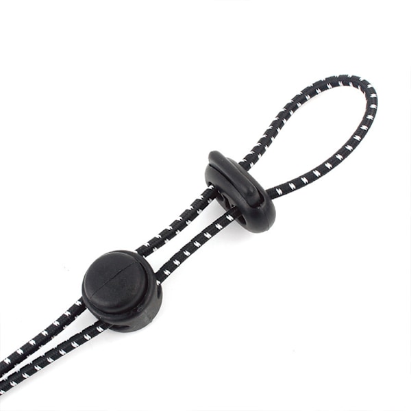 2 STK Elastisk Tau Spenne Ryggsekk Turstavholder Feste Spenne Elastisk Snor