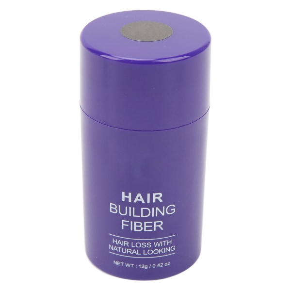 Hårvolymgivande pulver Fluffigt tätt medium brunt hårförtjockningsfibrer för dagligt bruk 12g