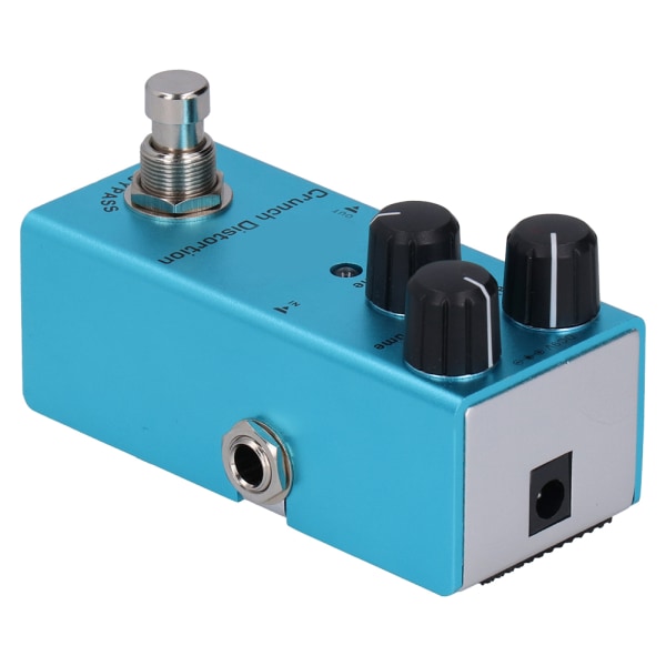 Elektrisk guitar effektpedal Crunch Distortion Mini True Bypass Aluminiumslegering DC 9V JDF-3