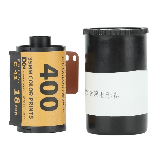 Kamerafärgfilm ISO 320-400 35 mm finkornig bred exponering Latitude HD kamerafärg negativ film för 135 kamera 18 ark