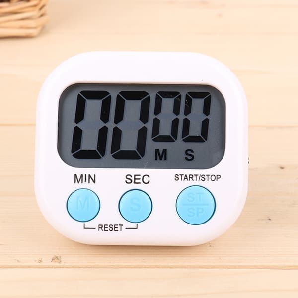 Köksklocka Stor Skärm Digital Display Multifunktion Batteridriven Elektronisk Matlagningstimer Engelsk Version