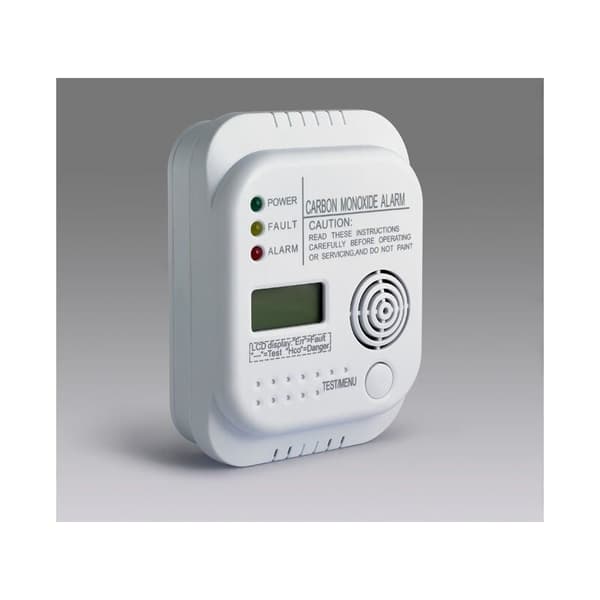 Memkey – Fristående kolmonoxiddetektor – Batteridriven – Temperaturdisplay – Hörbart larm > 85 dB