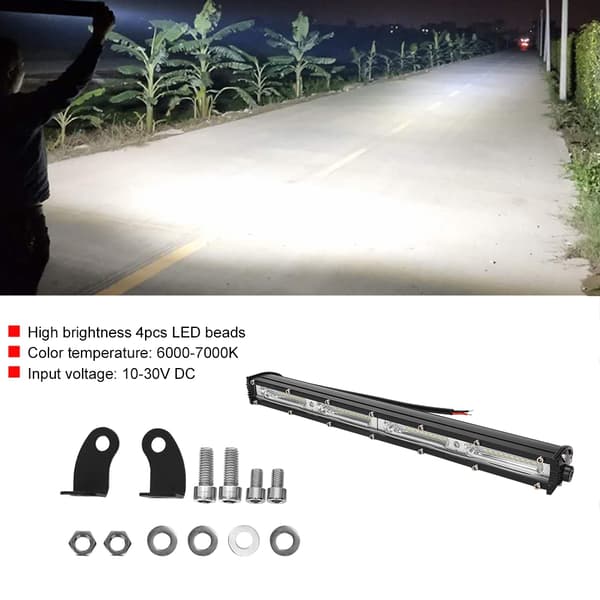 120W 40LED Ljusramp Arbetslampa Camping Indikator LC DY11 för Lastbil SUV ATV Bil Båt