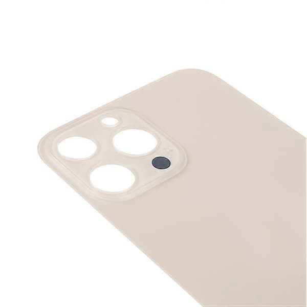 Kompatibel med iPhone 13 Pro Max 6,7 tommer batterideksel reparasjonsdel (stort hull) Gold