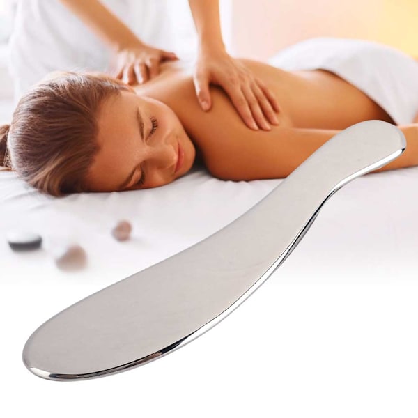 Rustfrit stål Kropsakupunktur Massage skrabebræt Muskelsmertelindring Gua Sha Tool