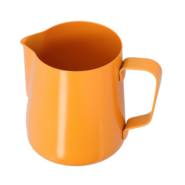 400 ml PTFE spids mælkekande i rustfrit stål kaffekande til hjemmekøkken Orange