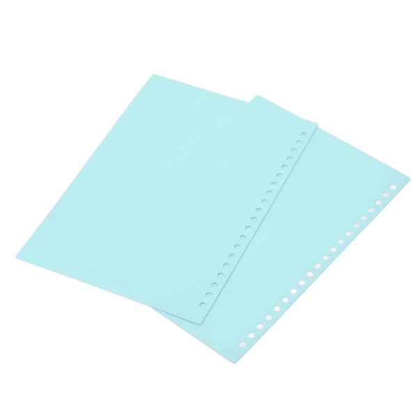 20 ark lösblad pärm A5 20 hål flexibel PP plast lösblad presentation pärm ljusgrön
