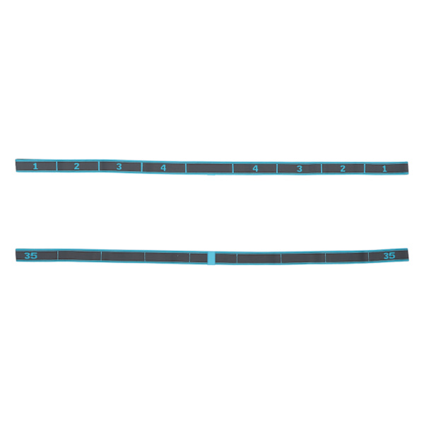 Yoga Stretch Strap Kvinder Fitness Høj Elastisk MultiLoop Trænings Stretch Band Bælte (Blågrå)