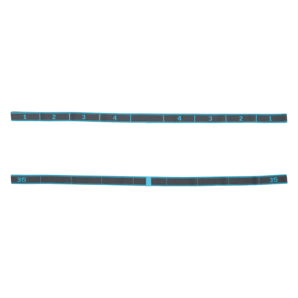 Yoga Stretch Strap Kvinner Fitness Høy Elastisk MultiLoop Trening Stretch Band Belte (Blågrå)