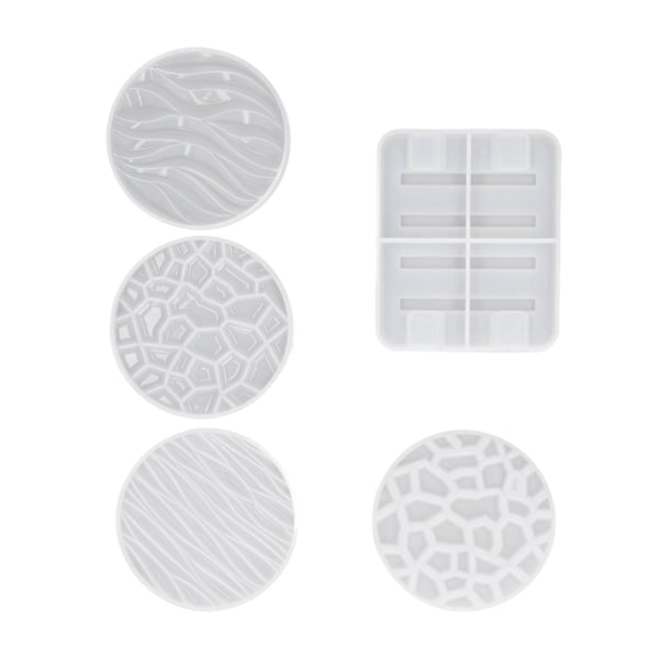 Silikonform Unik 3D Bølgedesign Utsøkt Vakker Holdbar Gjenbrukbar Form for DIY-skåler