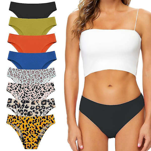 Leopard Bikini Swimwear with 4-layer Leakproof Menstrual Panties S blue