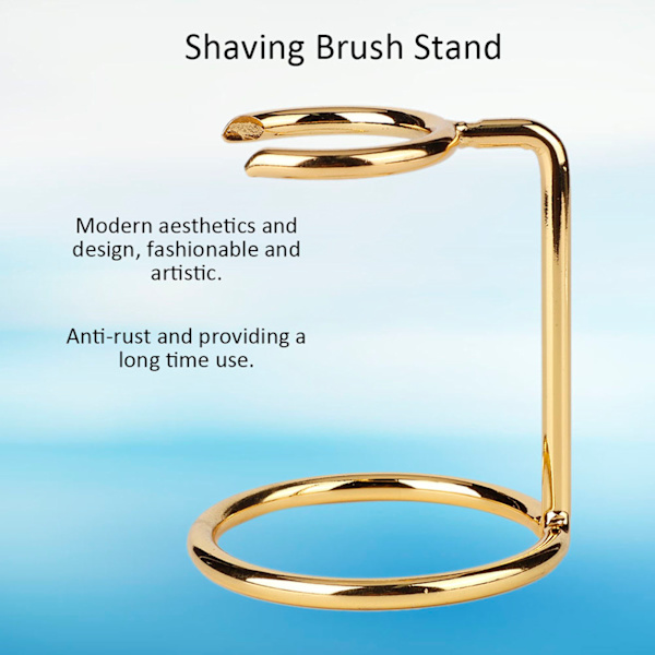 Mænd Barberbørste Rustfrit Stål Stand Barbermaskine Holder til Salon Hjem Rejsebrug